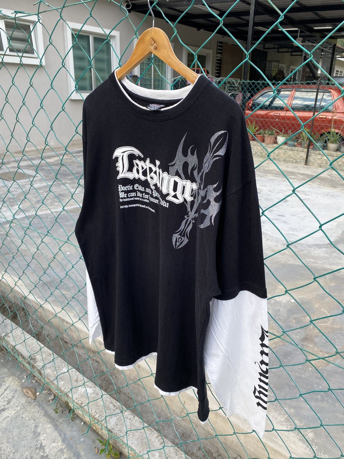 Japanese Brand Vintage Baumere double sleeve tshirt Size US XXL / EU 58 / 5 - 4 Thumbnail