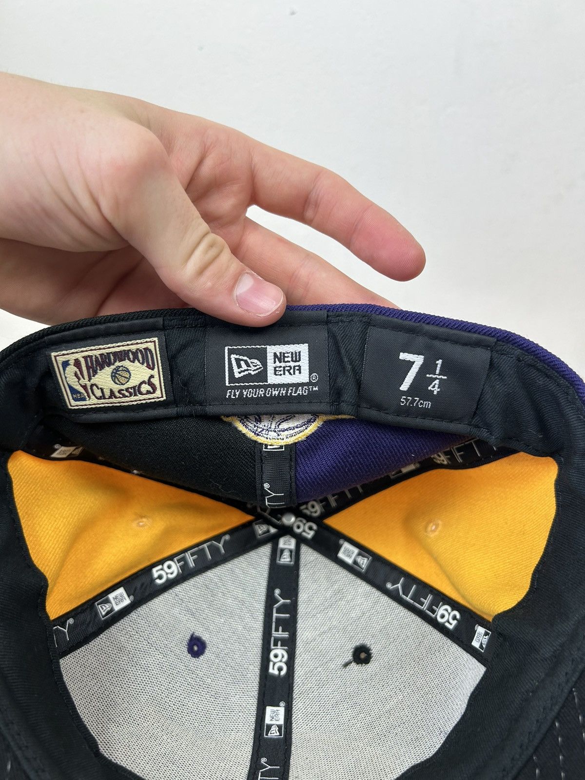 NBA × New Era × Vintage Vintage Le Brobe Los Angeles Lakers Hat Cap Size ONE SIZE - 8 Thumbnail