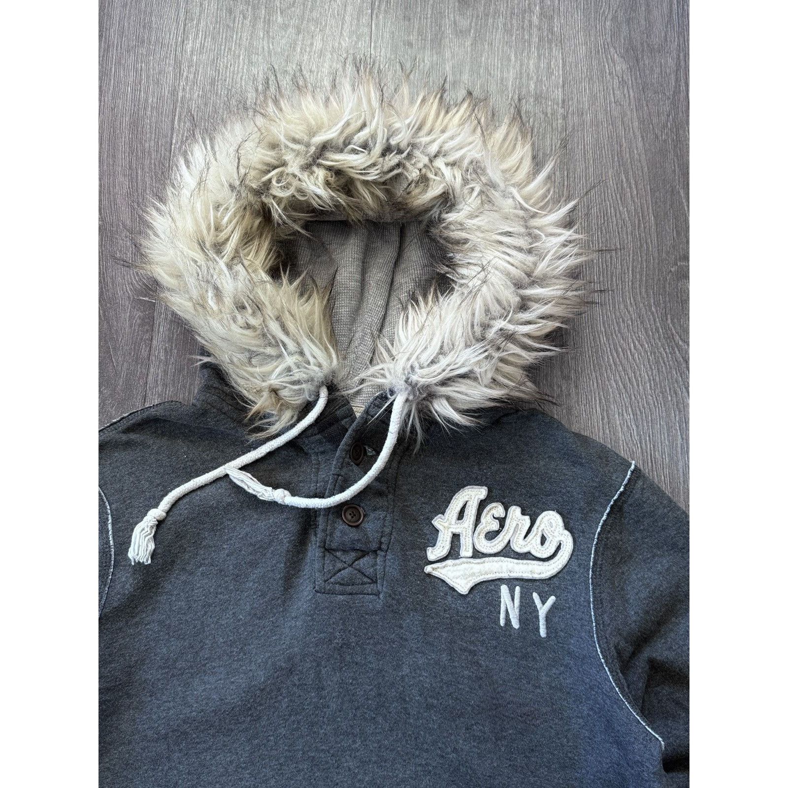 Aeropostale Y2K Vintage Aeropostale Fur Lgb If6was9 style hoodie Size US S / EU 44-46 / 1 - 2 Thumbnail