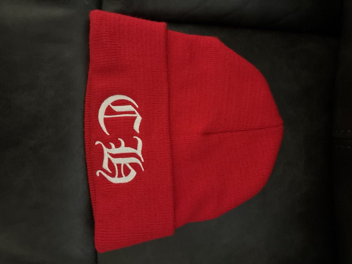 Chrome Hearts Chrome Hearts Red Beanie Size ONE SIZE - 4 Thumbnail