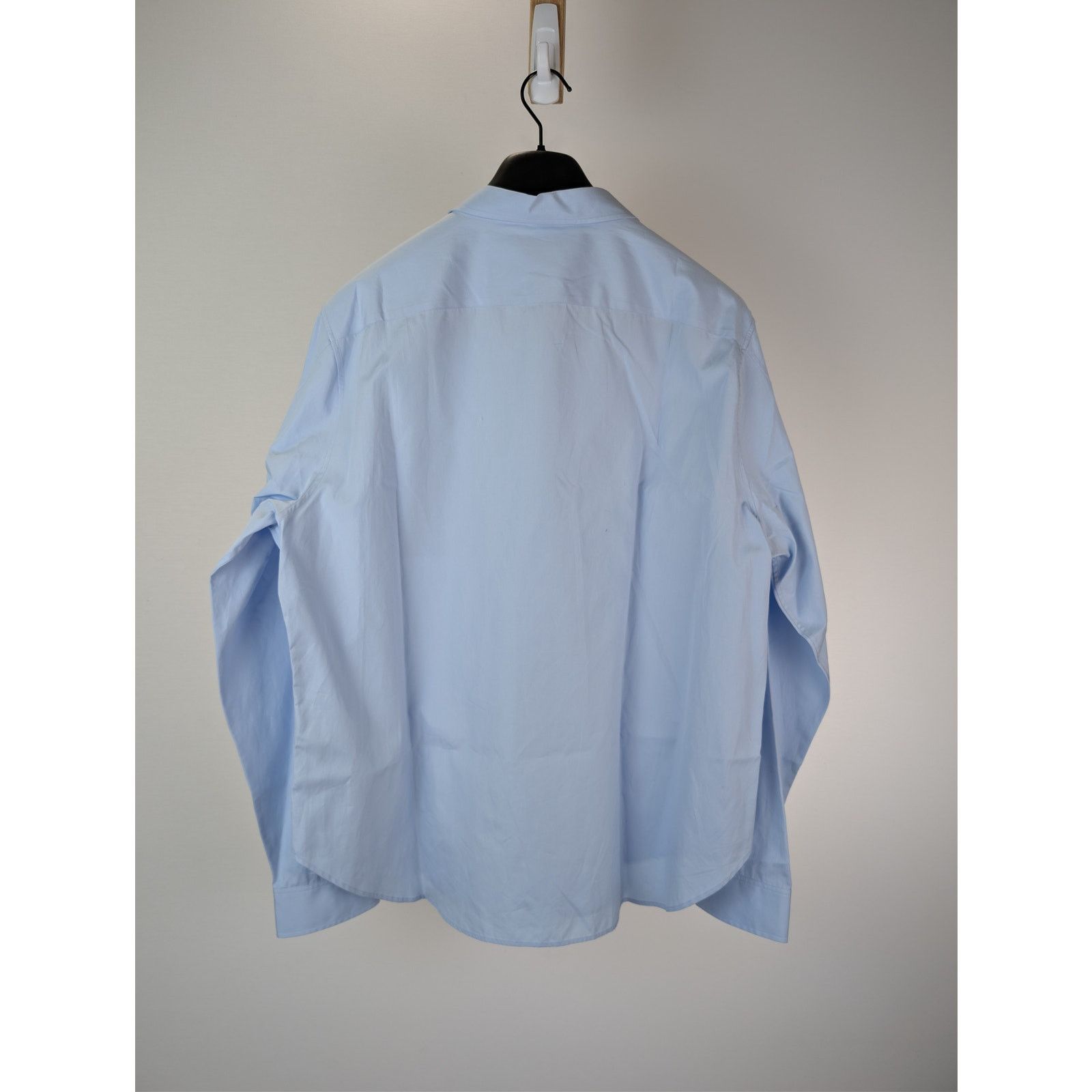 Loewe o1rshd1 Anagram Debossed Shirt in Light Blue Size US M / EU 48-50 / 2 - 16 Thumbnail