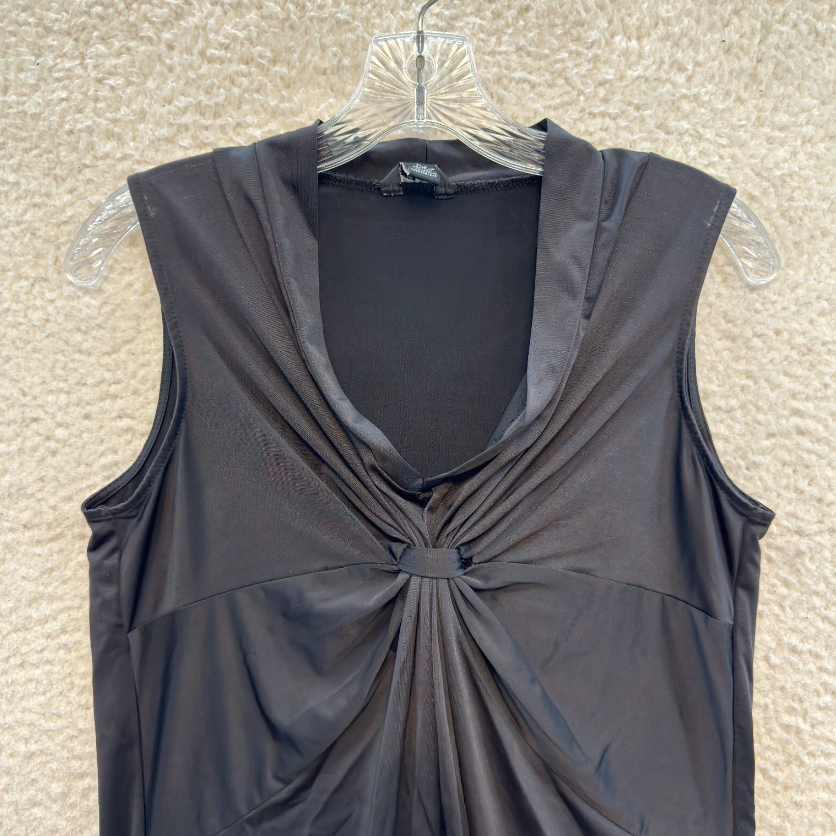 Vintage VINTAGE Angee Y2K Top Shirt Large L Black Whimsigoth Cyber Fairy Corpcore Slinky Grunge Size L / US 10 / IT 46 - 3 Thumbnail