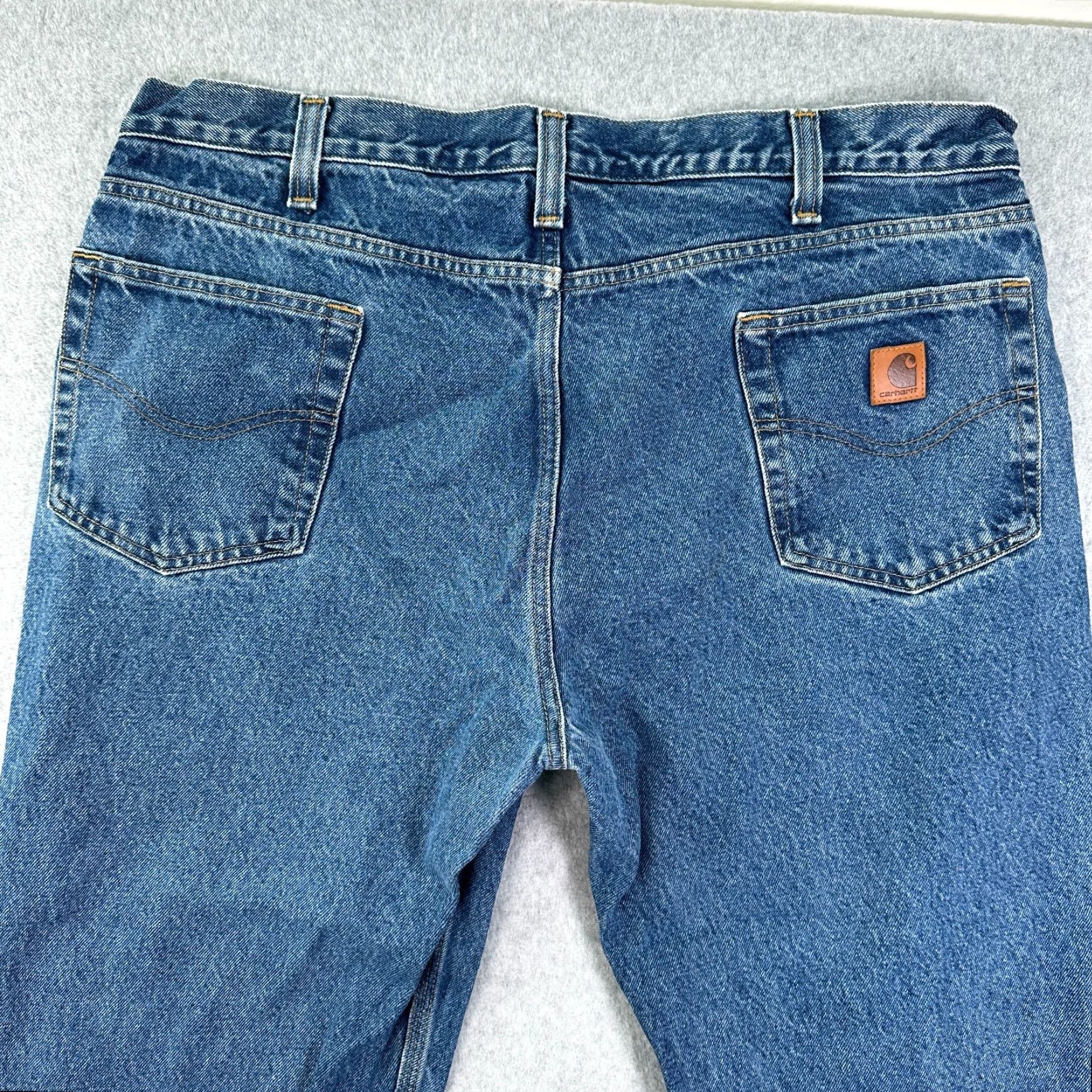 Carhartt Carhartt Jeans Blue 40X30 Straight Denim 5-Pocket Traditional Fit Men’s Jeans Size US 40 / EU 56 - 2 Thumbnail