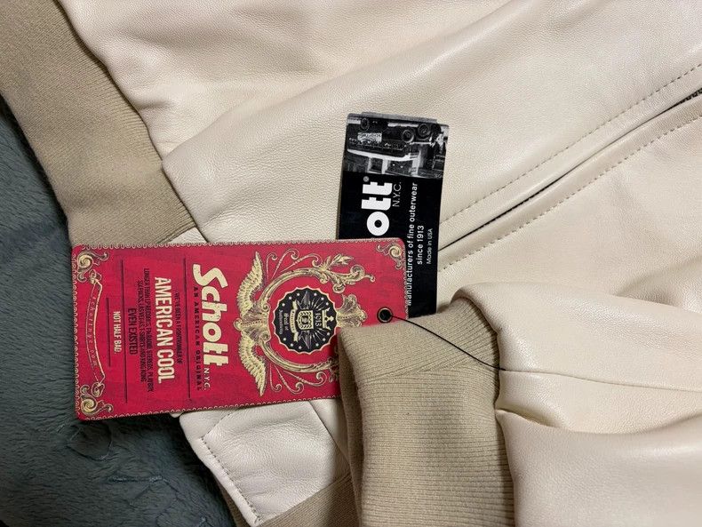 Schott Schott Co-branded lambskin Size US XL / EU 56 / 4 - 3 Thumbnail