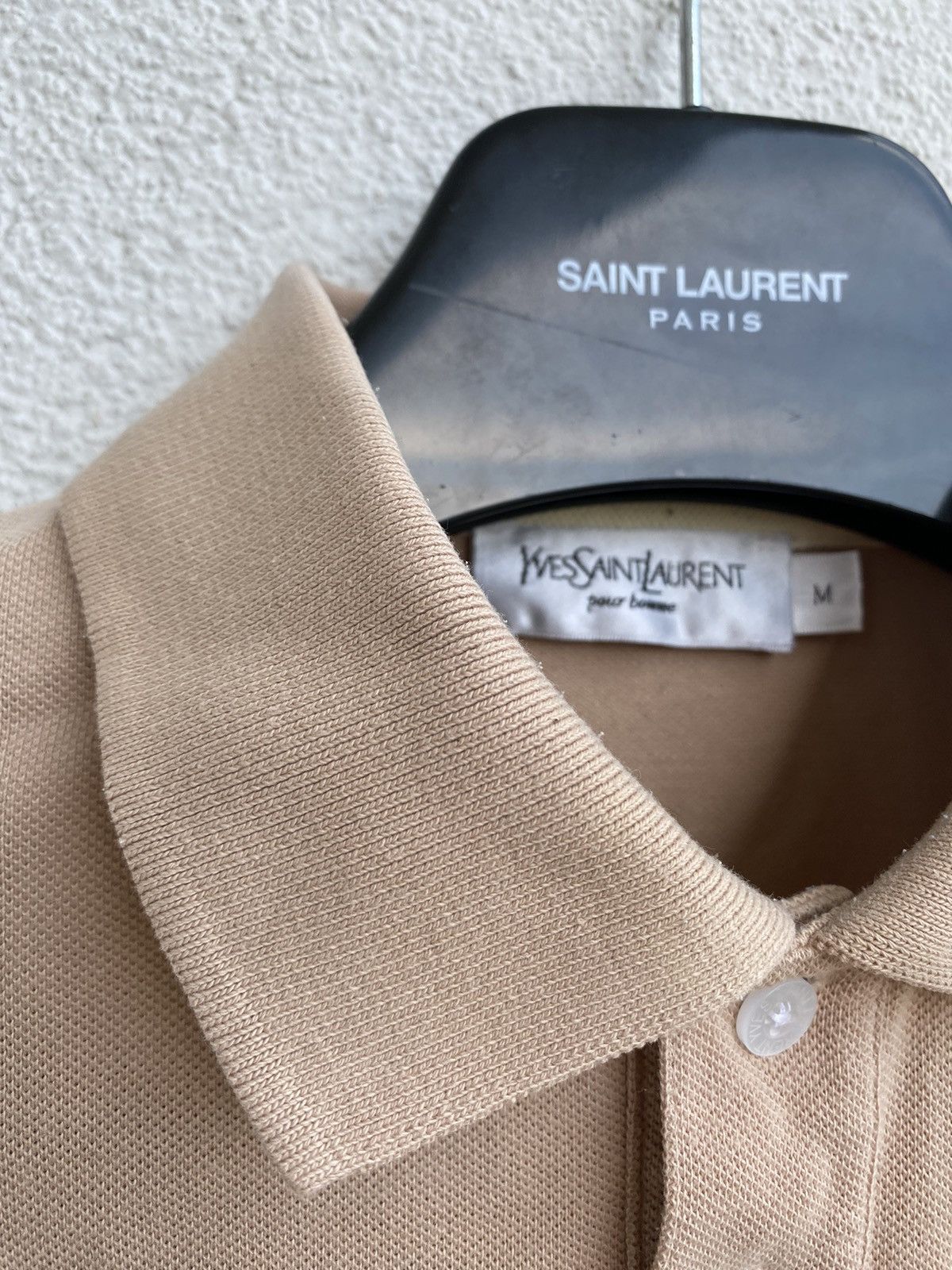 Yves Saint Laurent Monogram YSL Polo Beige YSL T-shirt YSL Shirt Size US M / EU 48-50 / 2 - 10 Thumbnail
