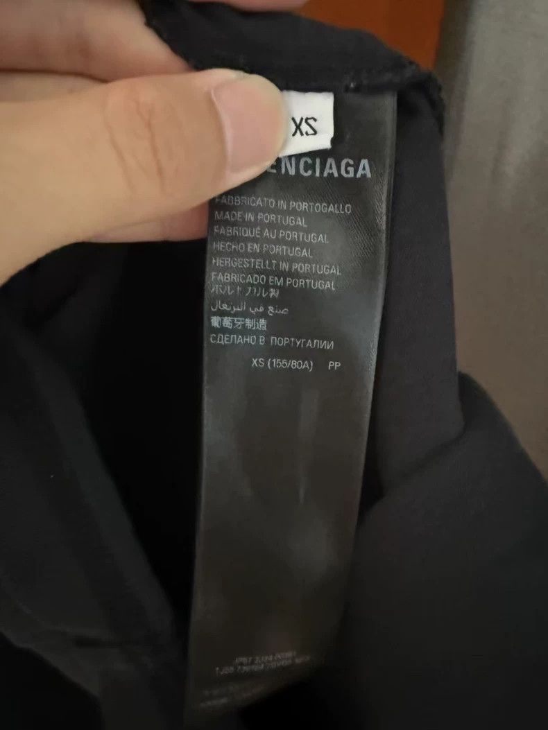 Balenciaga Balenciaga Silver tape short sleeve Size US XS / EU 42 / 0 - 4 Thumbnail