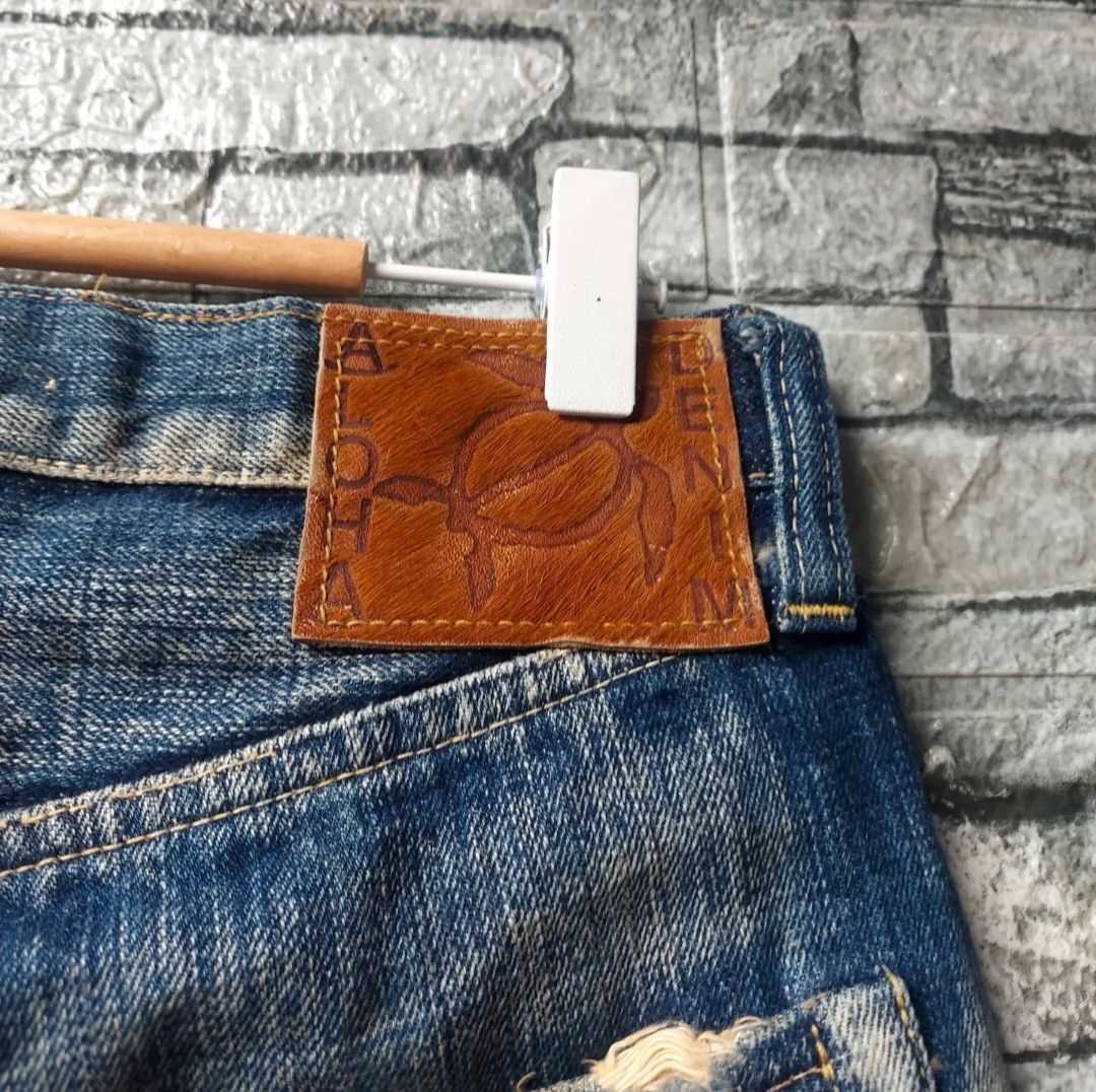 Japanese Brand Vtg SUGAR CANE Hawaii Aloha Denim Selvedge Jeans Size US 32 / EU 48 - 16 Thumbnail