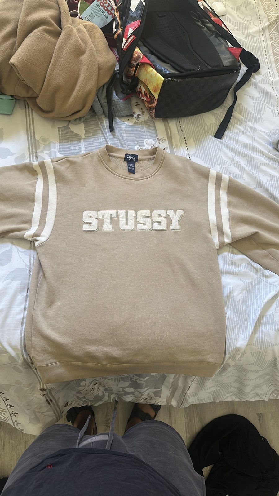 Stussy Beige Stussy sweater Size US L / EU 52-54 / 3 - 1 Thumbnail