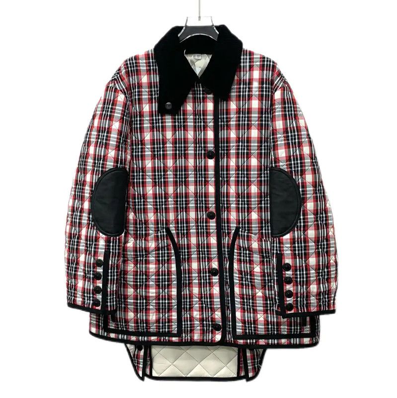 Burberry Burberry Color Block Women's Cotton Jacket Size XS / US 0-2 / IT 36-38 - 1 Thumbnail
