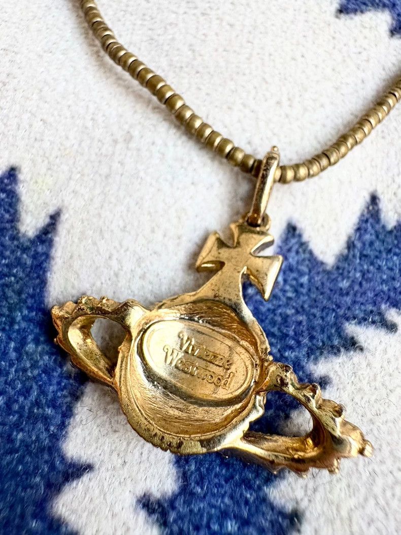 Vivienne Westwood Vivienne Westwood Golden Classical Series Golden Lace Carv Size ONE SIZE - 6 Thumbnail