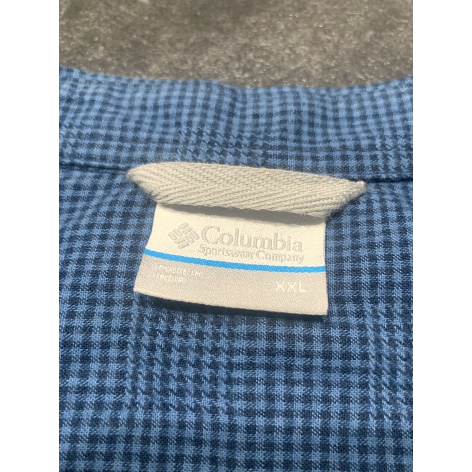 Vintage COLUMBIA Glenplaid Blue Button-Up Shirt 2XL Regular Long Sleeve Mens Size US XXL / EU 58 / 5 - 5 Thumbnail