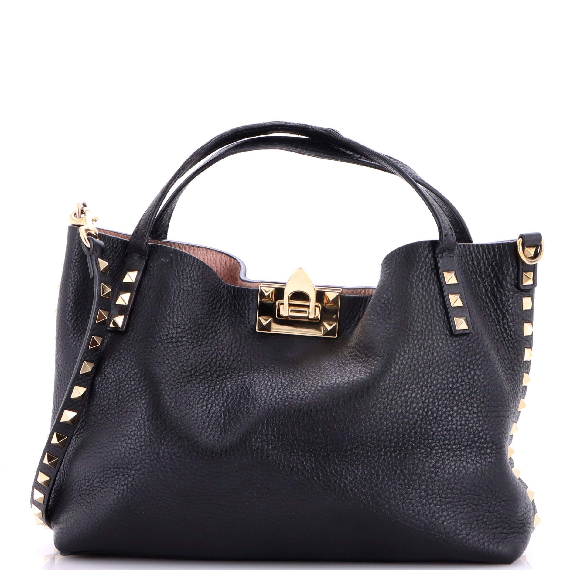 Valentino Rockstud Convertible Flip Lock Tote Size ONE SIZE - 1 Thumbnail