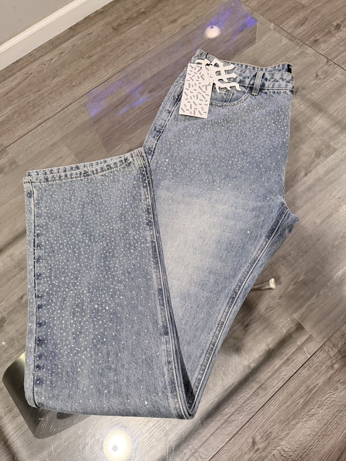 Other Mixed Emotions Rhines stone Jeans Size US 36 / EU 52 - 2 Thumbnail