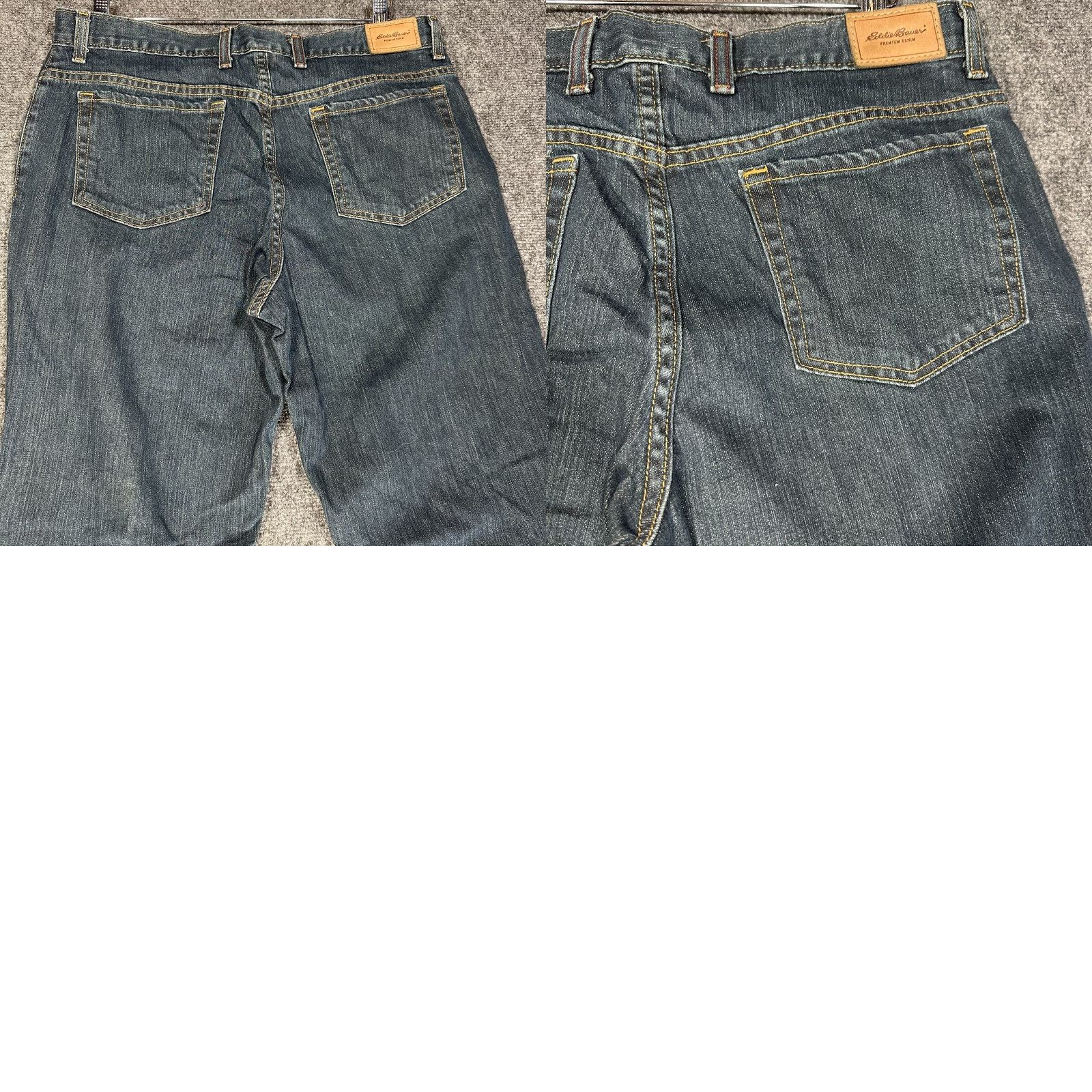 Eddie Bauer VINTAGE? No — Eddie Bauer Jeans Women? 16 Cotton Stretch 5-Pocket Five-Pocket Zipper Regular Straight Blue Denim Size 38" / US 16 / IT 52 - 8 Thumbnail