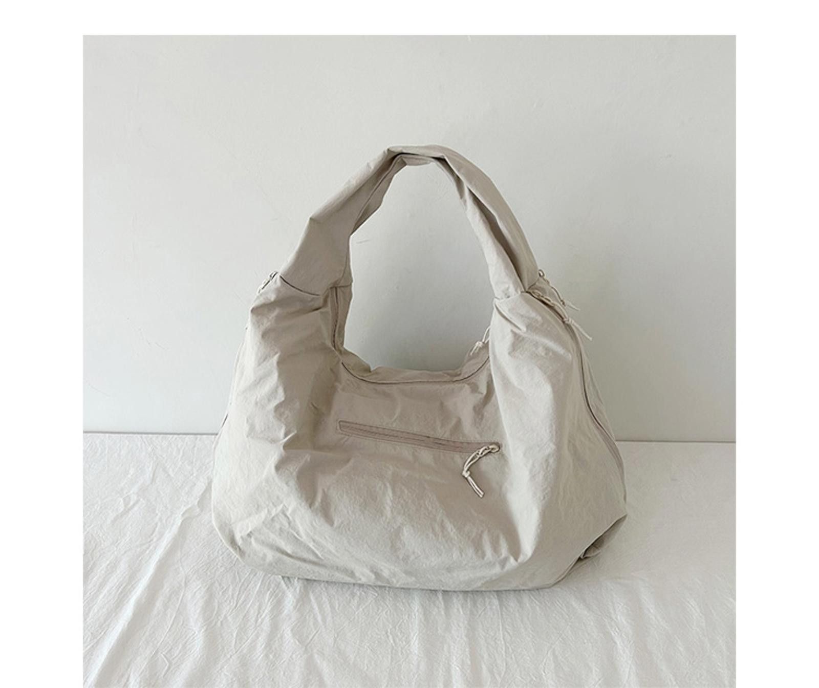 Other Stylish Beige Sling Bag with Zipper Pockets Size ONE SIZE - 4 Thumbnail