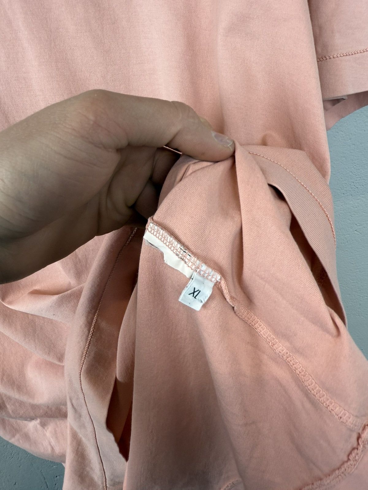 Stone Island Vintage Pink T-shirt Stone Island Size US XL / EU 56 / 4 - 8 Thumbnail