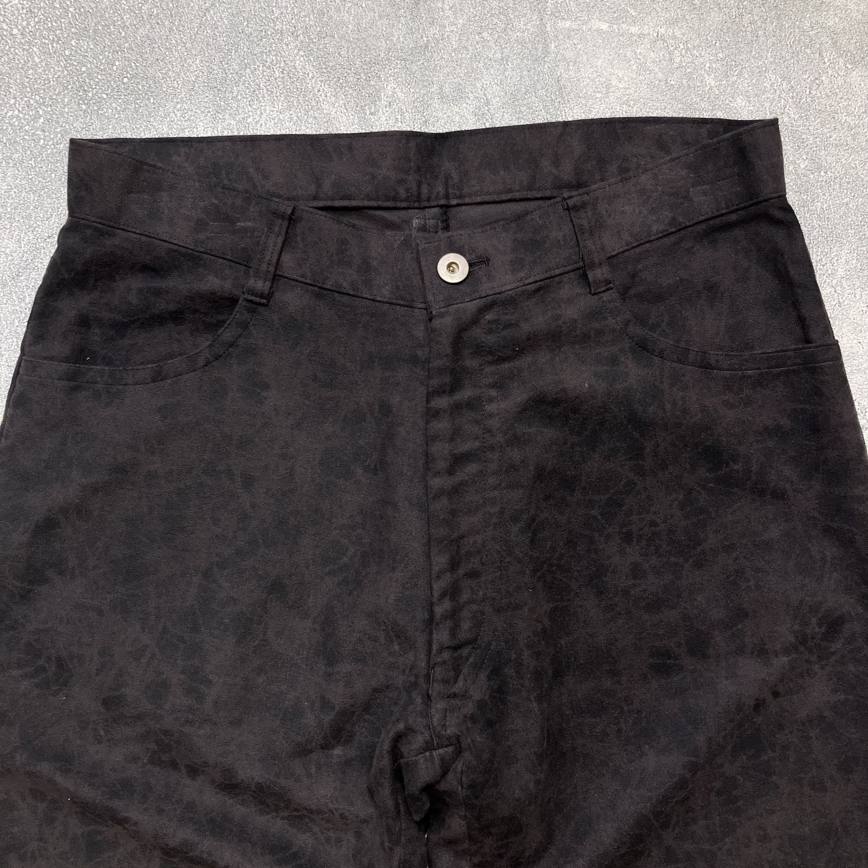 If Six Was Nine Parashuto cracking effect leather look a like pants Size US 31 - 2 Thumbnail