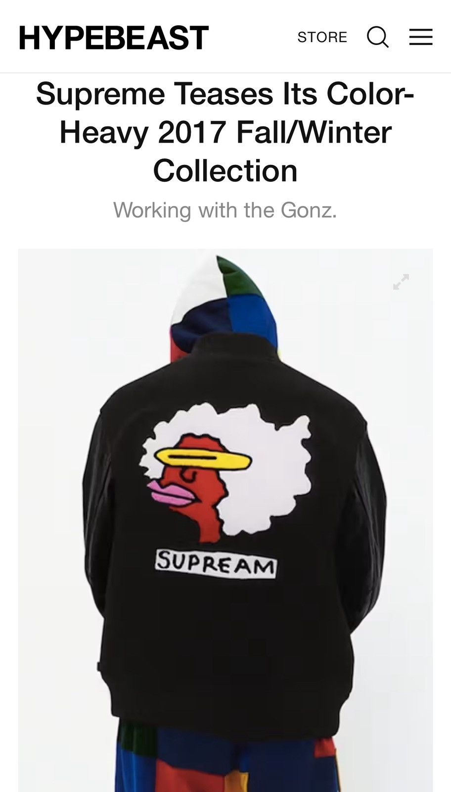 Supreme SUPREME Gonz Ramm Varsity Jacket Size US M / EU 48-50 / 2 - 6 Thumbnail