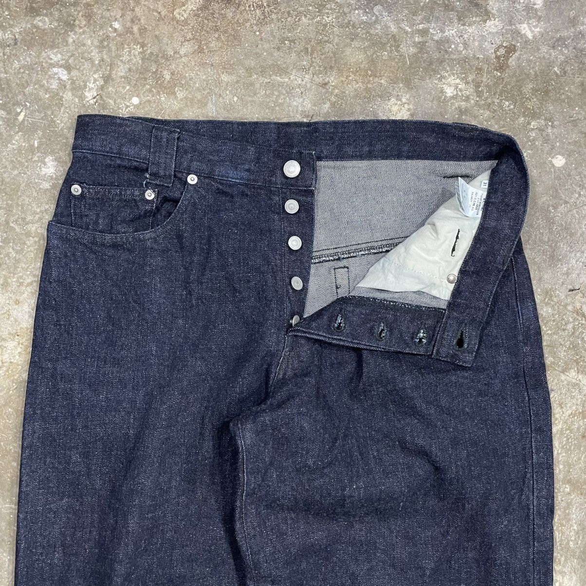 Japanese Brand Japanese Denim Baggy Button Fly Size US 31 - 6 Thumbnail