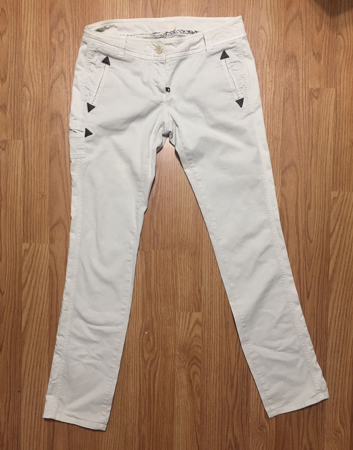 Etro ETRO Milano Denim White Womens Pants Size 42 Size 28" / US 6 / IT 42 - 1 Thumbnail