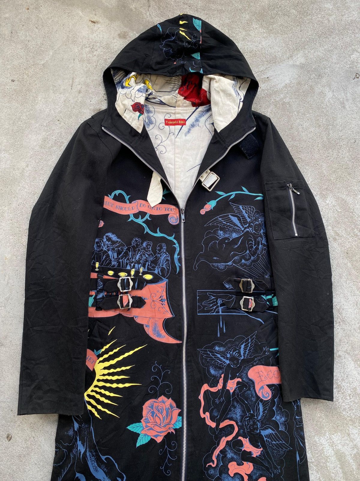 Yasuyuki Ishii ❤️‍🔥Very Rare❤️‍🔥Archived Yasuyuki Ishii Jacket Long Hoodie Size US L / EU 52-54 / 3 - 1 Thumbnail