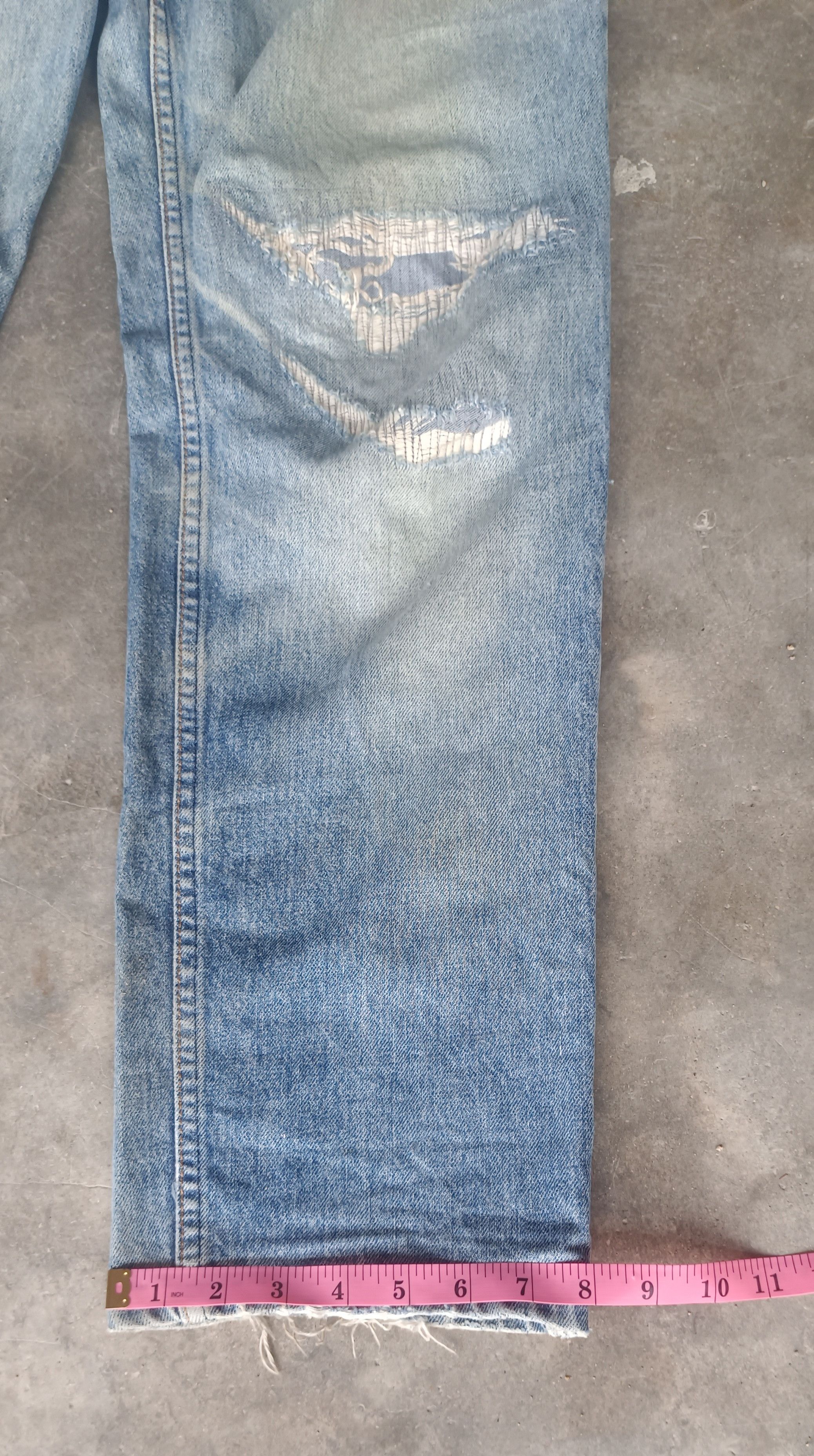 Edwin Vintage💥 Edwin Made In USA Distressed Denim Size US 32 / EU 48 - 17 Thumbnail