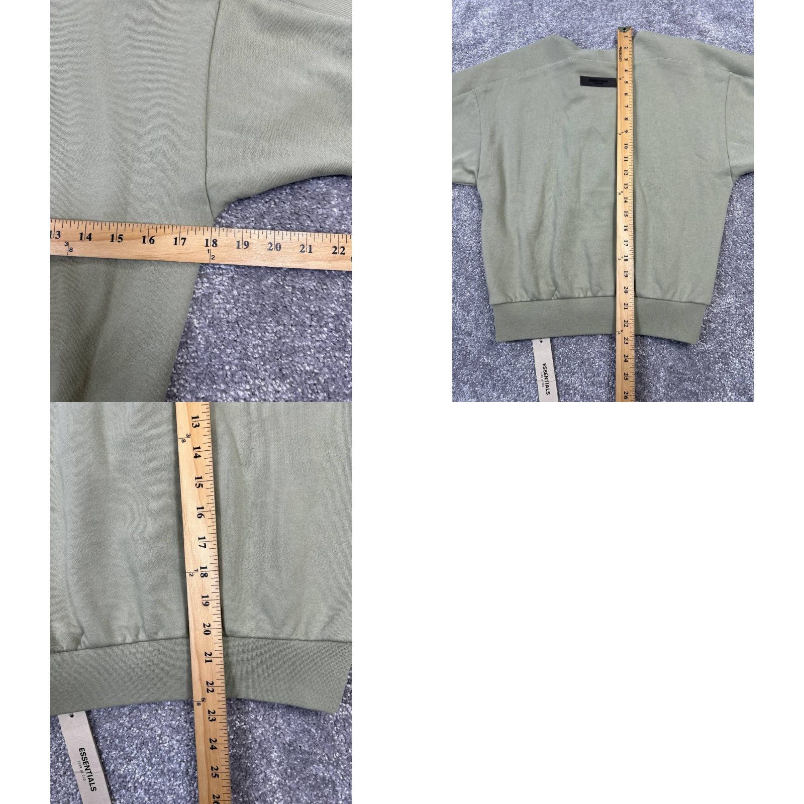 Essentials VINTAGE Essentials Shirt Womens 8 Cotton Knit Oversized Henley Green Casual Spring Womens Size M / US 6-8 / IT 42-44 - 8 Thumbnail