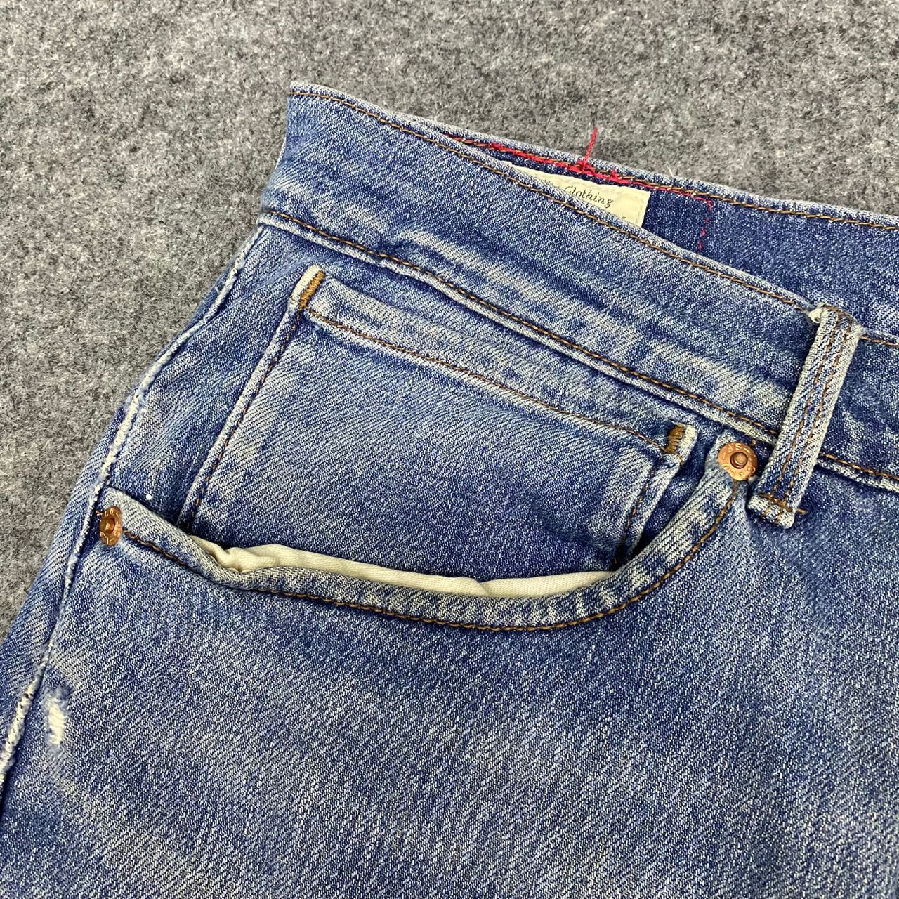 Levi's 💥Best Offer💥Vintage Levis Engineering Distressed Denim Size US 33 - 11 Thumbnail
