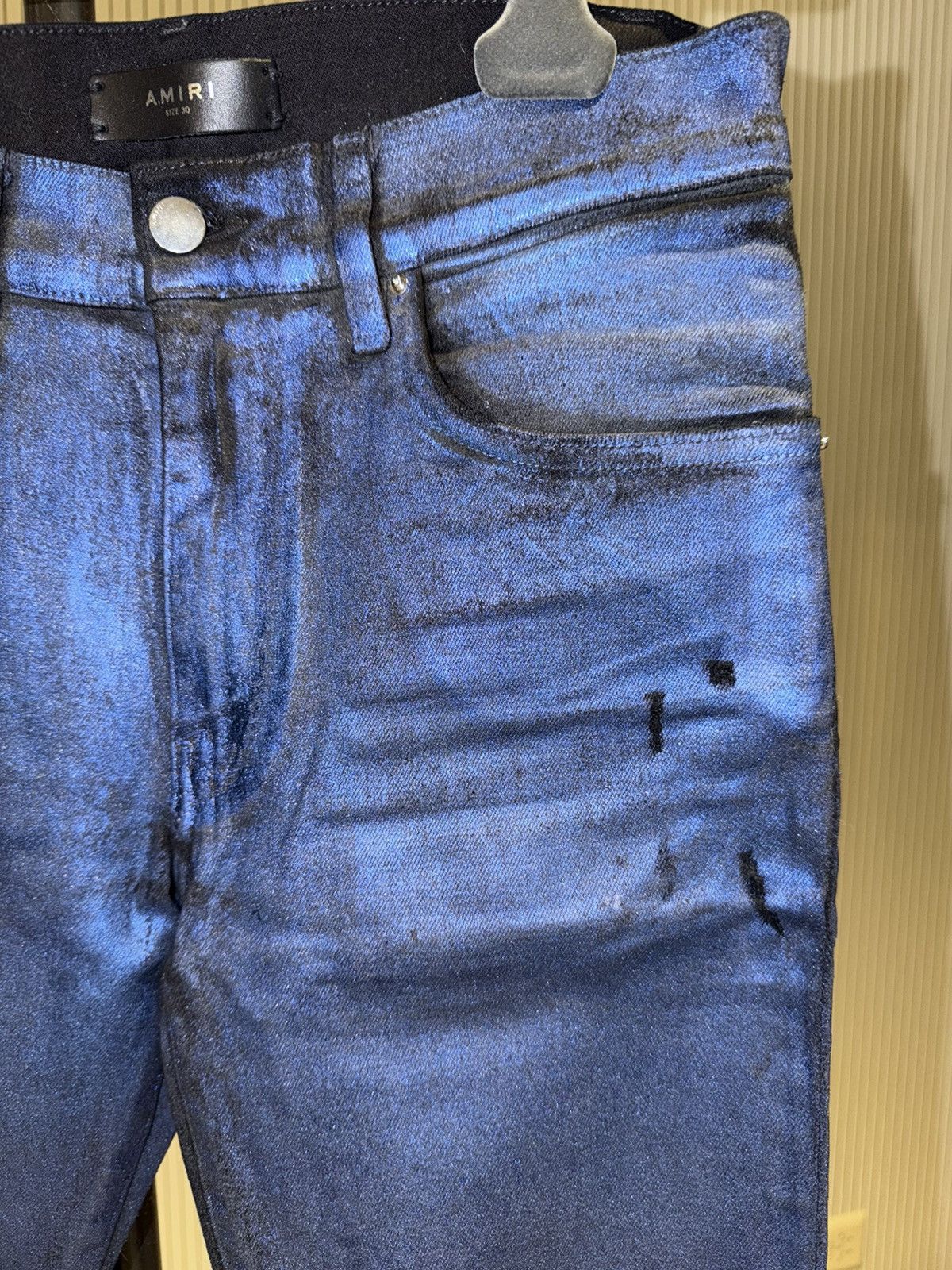 Amiri Amiri Glitter Slim Pants Size US 30 / EU 46 - 2 Thumbnail