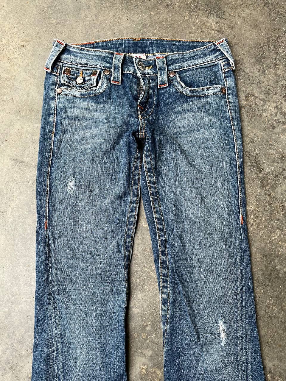 True Religion VINTAGE TRUE RELIGION FLARED JEANS MADE IN USA Size US 32 / EU 48 - 5 Thumbnail