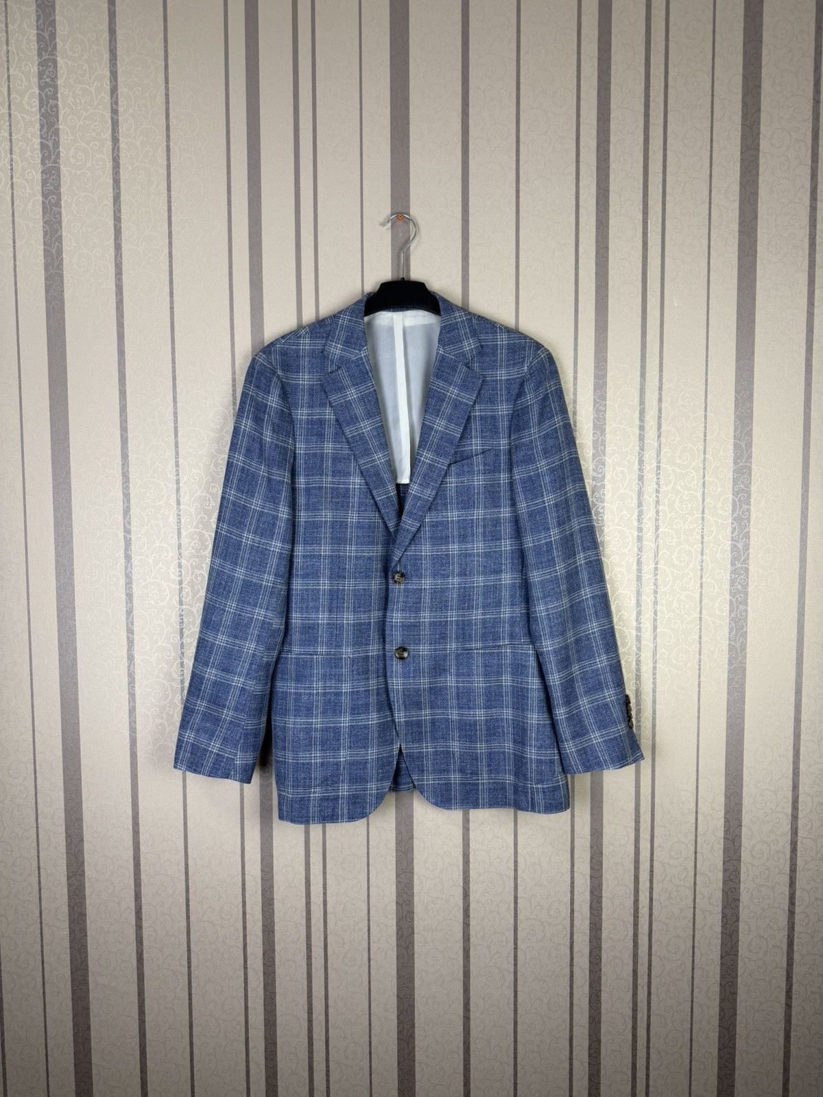 Suitsupply Suitsupply Havana Patch HL Slim Check Blazer sz 48 Size 48R - 3 Thumbnail