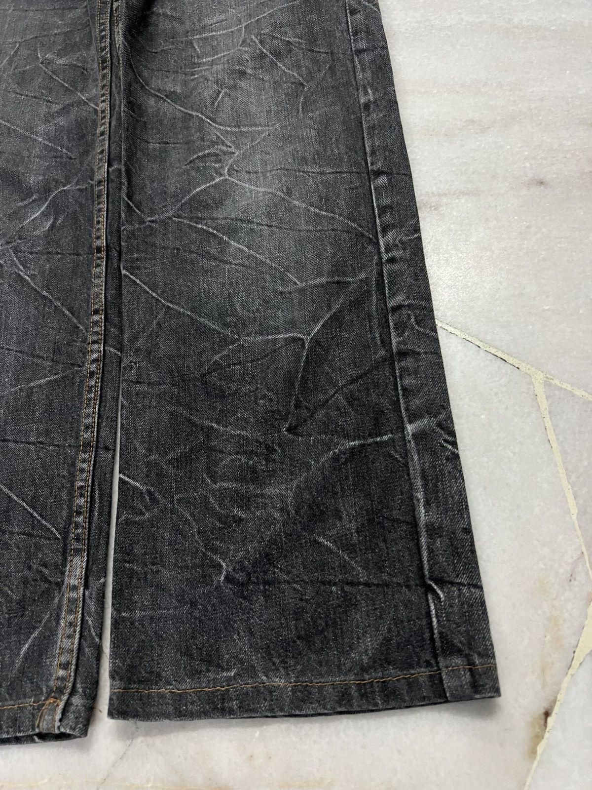 Japanese Brand Japanese Brand Nylaus Double Waist Faded Jean Size US 32 / EU 48 - 4 Thumbnail