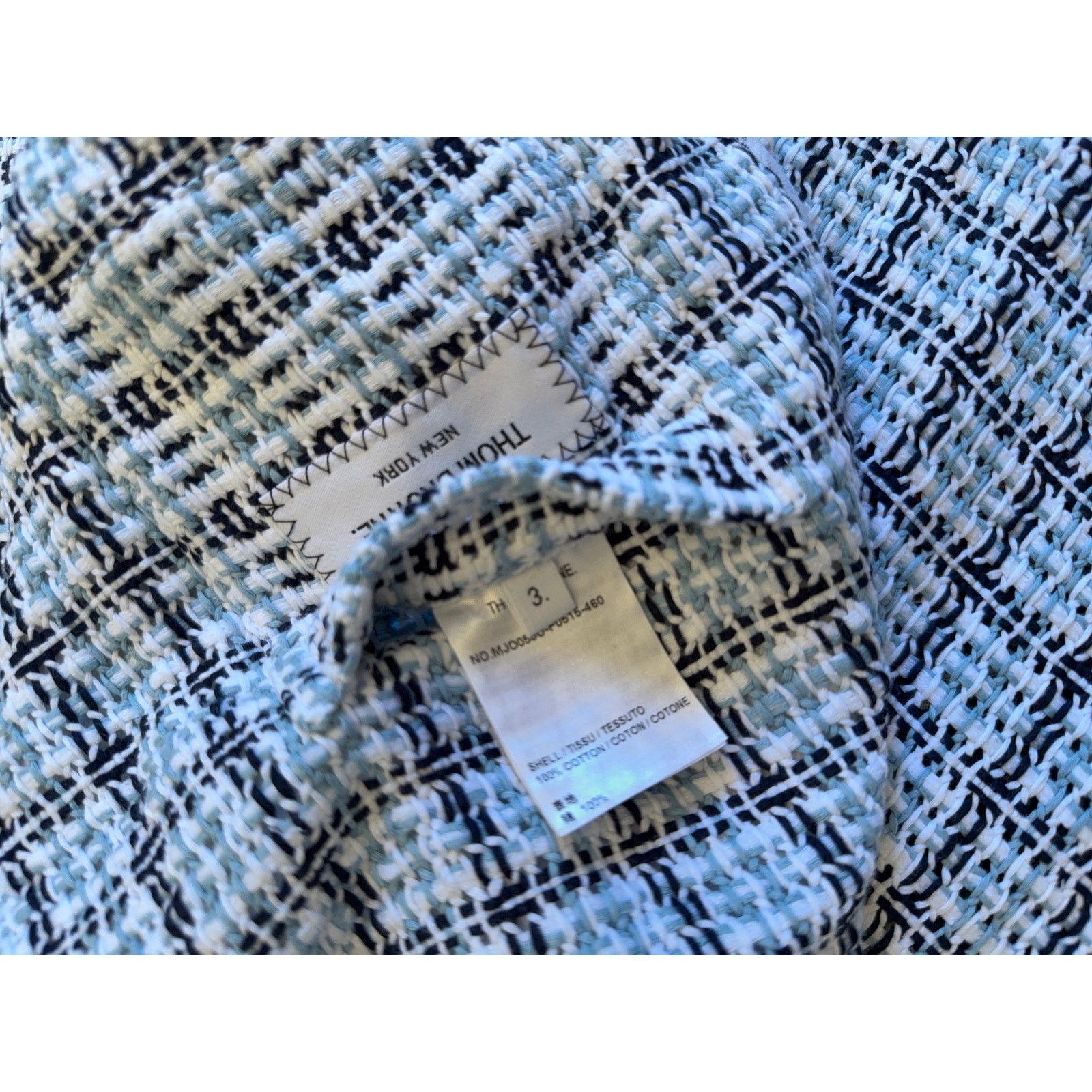 Thom Browne $2,850 Thom Browne Crochet Tweed Snap Fromt Shirt Jacket - 3 Size US L / EU 52-54 / 3 - 6 Thumbnail