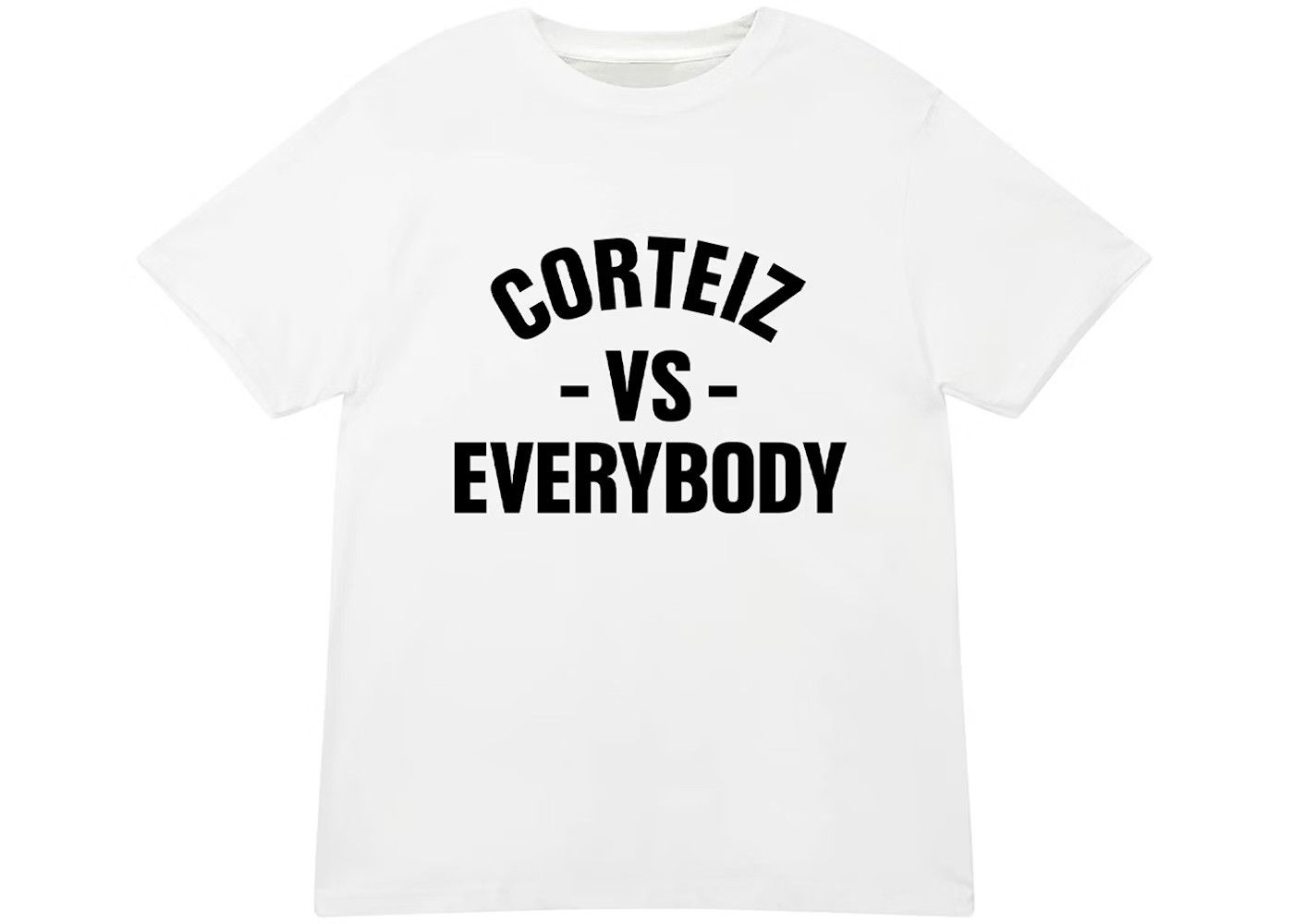 Corteiz 2023 Corteiz VERSUS VS EVERYBODY Short Sleeve T-Shirt White Size US XL / EU 56 / 4 - 6 Thumbnail