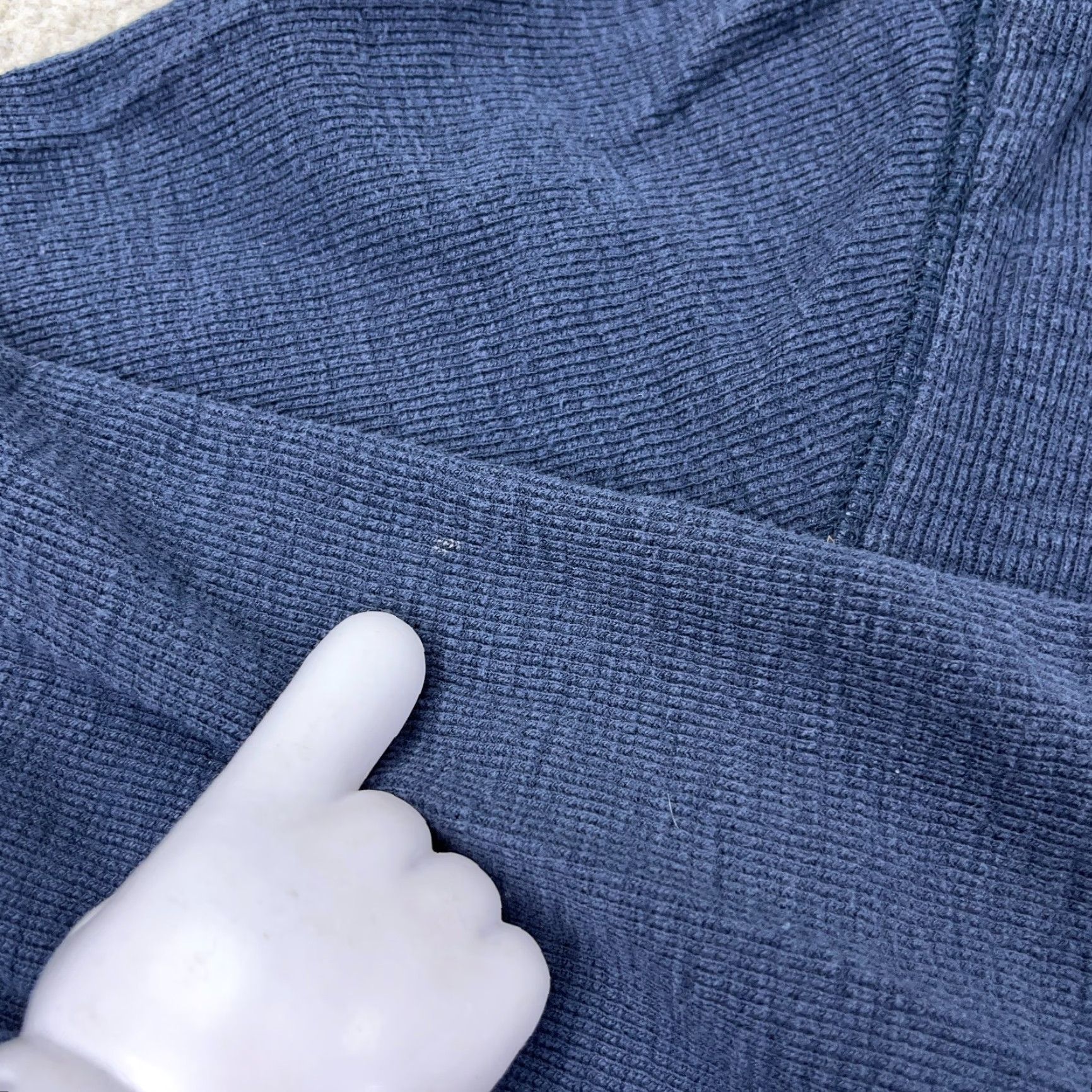 American Eagle Outfitters VINTAGE American Eagle Shirt 2XL Blue Thermal Waffle Knit Big Logo Men Size US XXL / EU 58 / 5 - 4 Thumbnail
