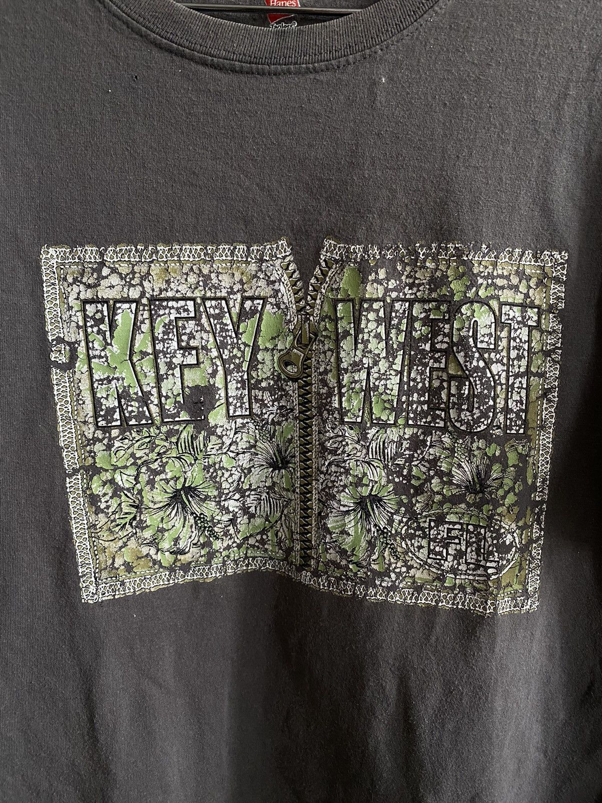 Hanes × Vintage Key West Florida Hanes Vintage T-Shirt Size US L / EU 52-54 / 3 - 7 Thumbnail
