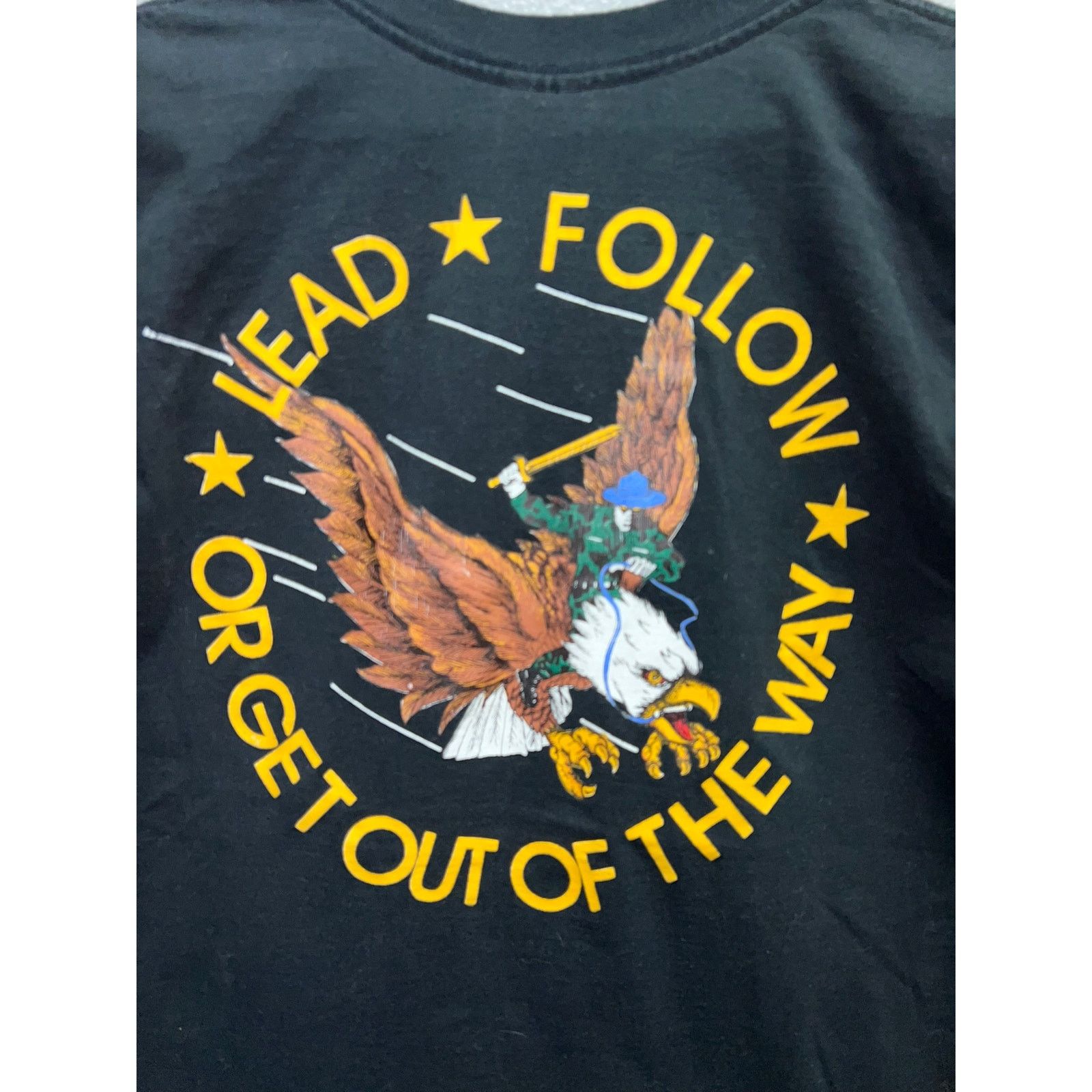 Fruit Of The Loom Vintage Army Shirt Training Squadron 321st Lead Soldier Tee Size US M / EU 48-50 / 2 - 6 Thumbnail
