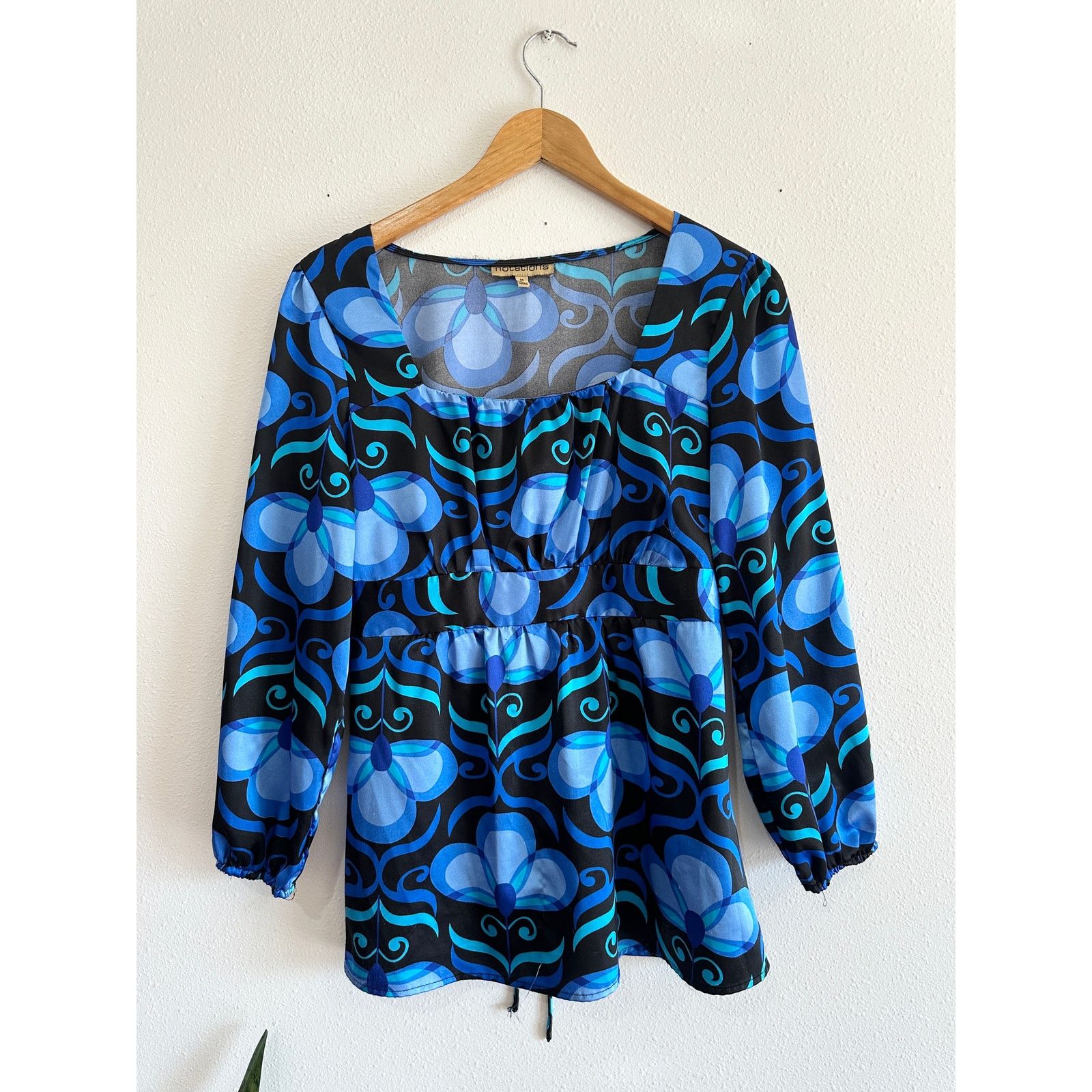 Other Y2K Silky Square Neck Milkmaid Top Size M / US 6-8 / IT 42-44 - 2 Thumbnail
