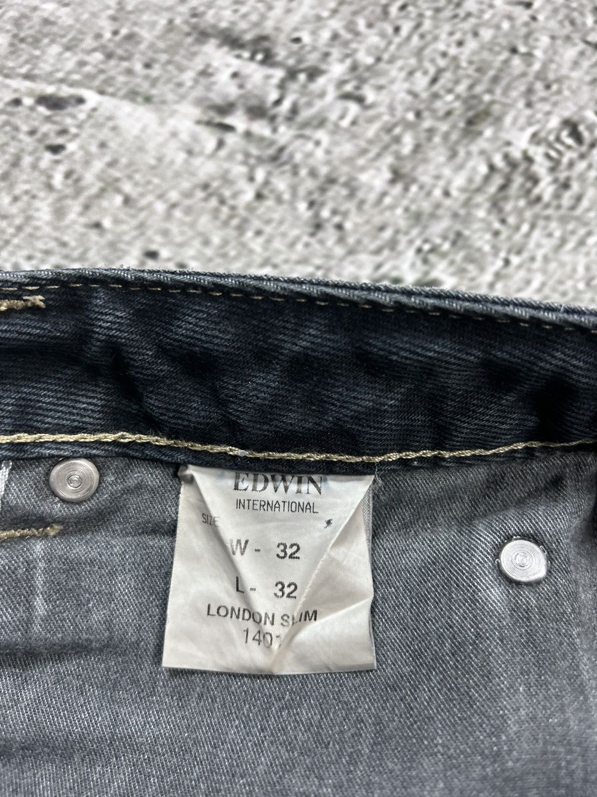 Edwin × Japanese Brand × Vintage Edwin vintage Navy jeans Japanese denim Pants London slim Size US 32 / EU 48 - 7 Thumbnail