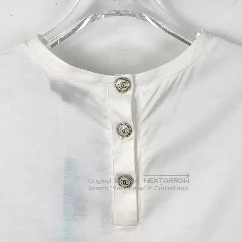 Chanel Chanel White Cotton Dress for Women . Size S / US 4 / IT 40 - 5 Thumbnail