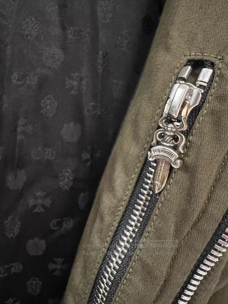 Chrome Hearts CHROME HEARTS Size M Dark green army green down jacket jack Size US M / EU 48-50 / 2 - 5 Thumbnail