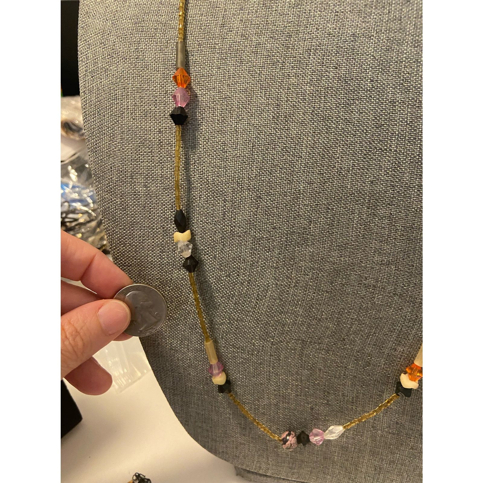 Handmade Handmade colorful bead necklace Size ONE SIZE - 2 Thumbnail