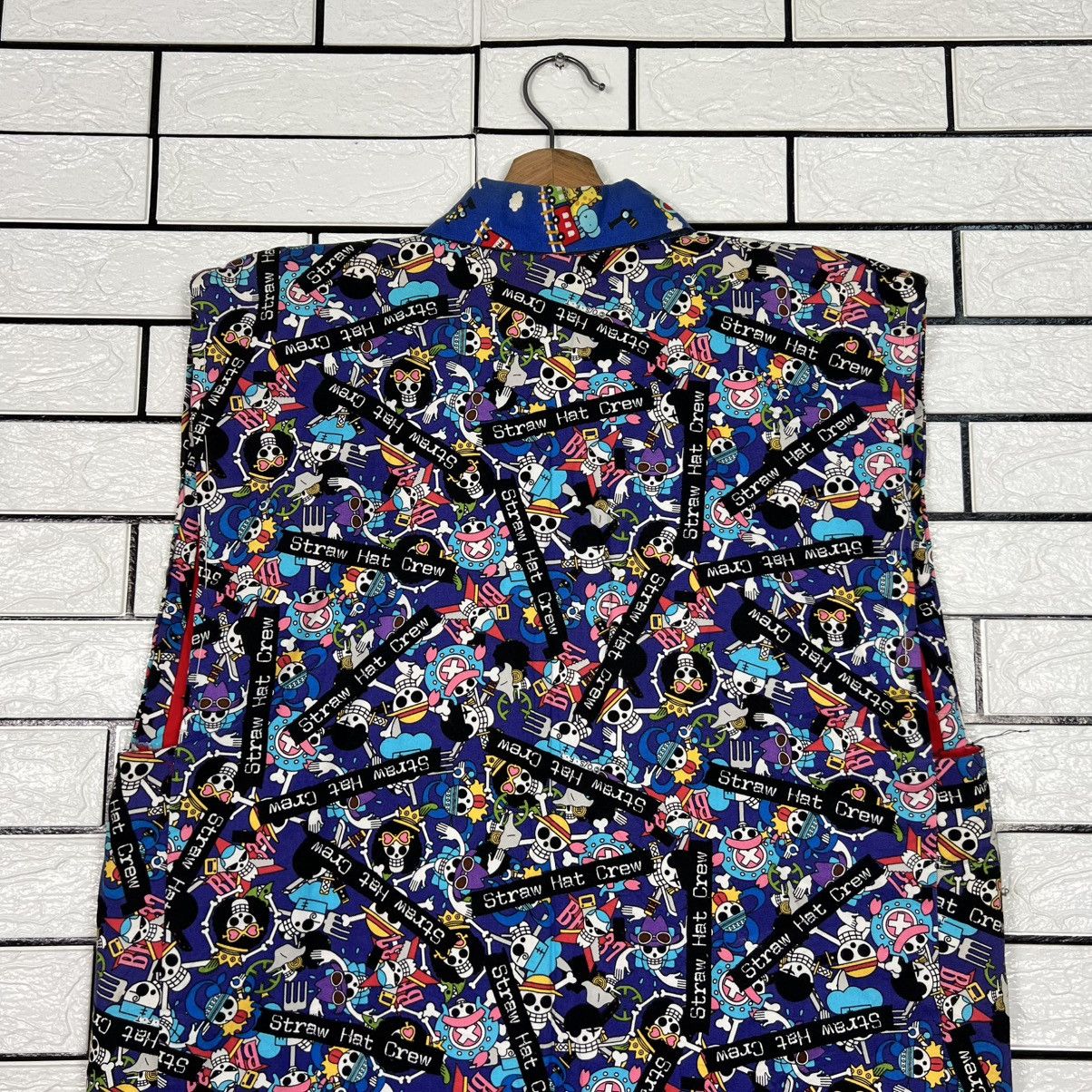 One Piece ONE PIECE STRAW HAT CREW Sleveless Vest Kimono #4157-C190 Size US M / EU 48-50 / 2 - 13 Thumbnail