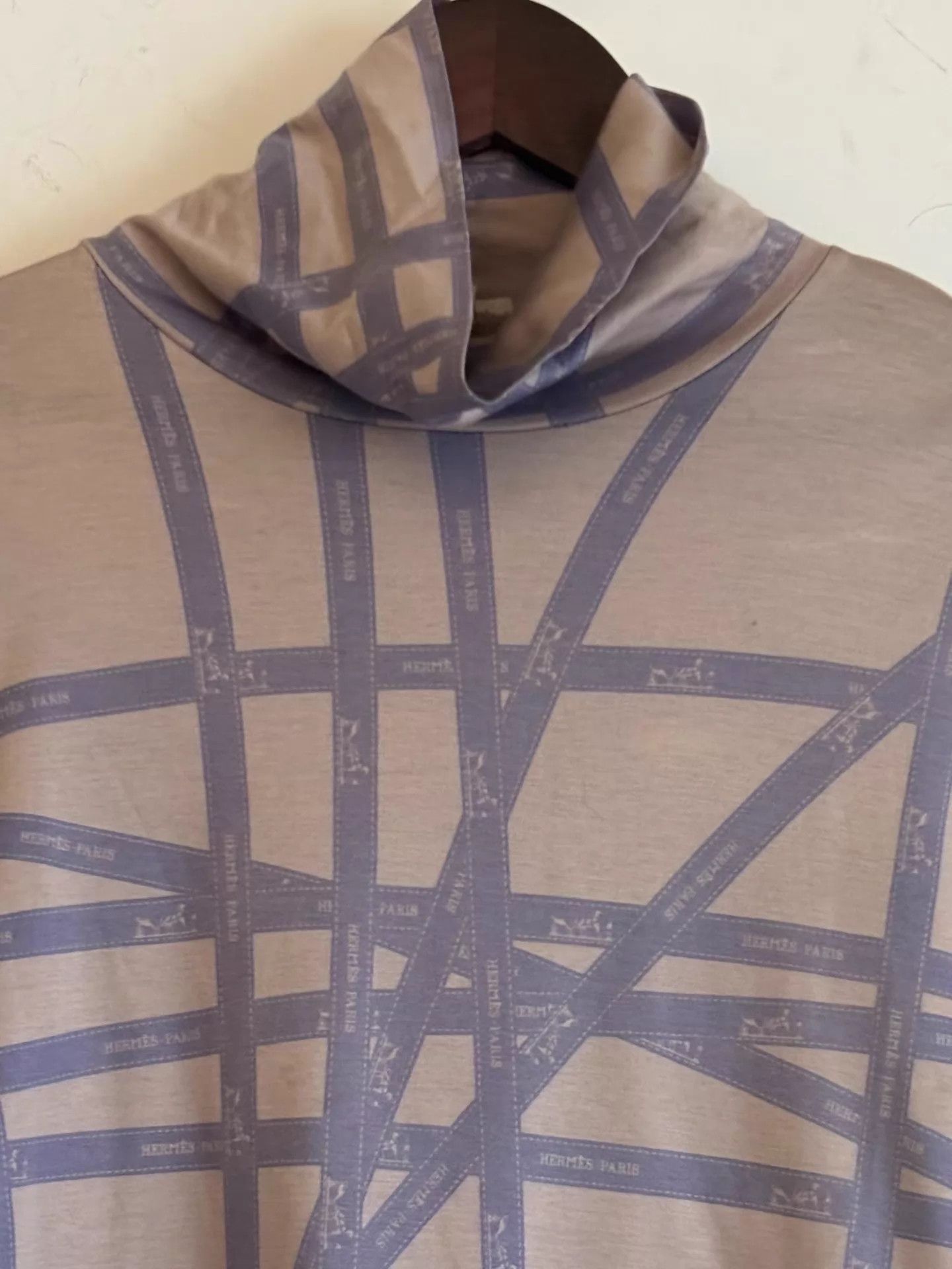 Hermes Hermes Margiela Era All-Over Print Turtleneck T-Shirt M Size M / US 6-8 / IT 42-44 - 2 Thumbnail