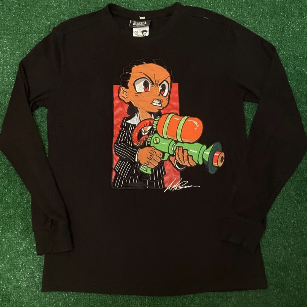 Vintage VINTAGE The Boondocks Riley Freeman VTG Longsleeve Shirt Mens S Black Cartoon 90s Hip Hop Size US S / EU 44-46 / 1 - 3 Thumbnail