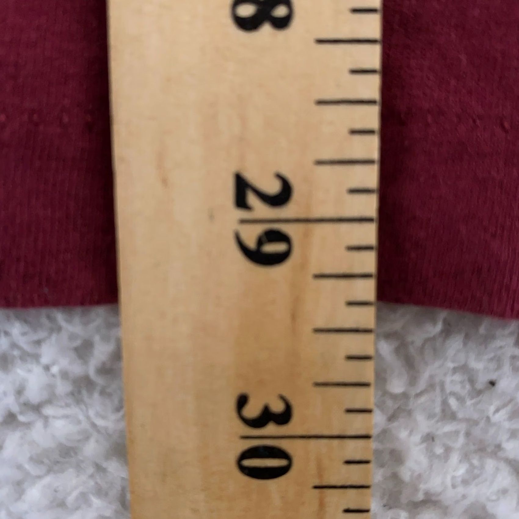 Hanes Hanes Blank Maroon Pocket Shirts Mens Medium Single Stitch USA Made Shirt Mens M Red Pocket Crew Neck Short Sleeve Cotton T-Shirt Size US M / EU 48-50 / 2 - 6 Thumbnail