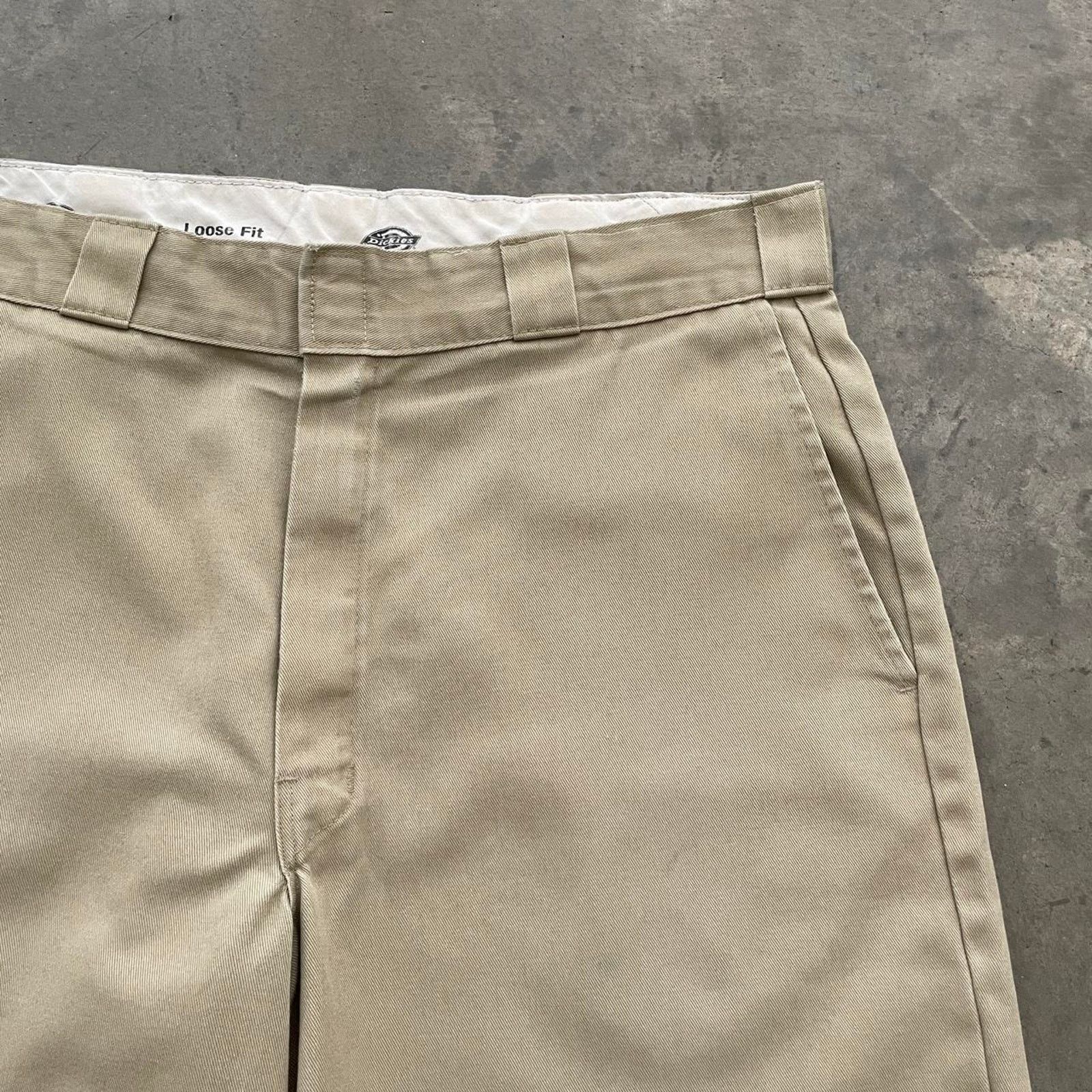 Dickies Dickies Khaki Flat Front Work Shorts Size US 36 / EU 52 - 3 Thumbnail