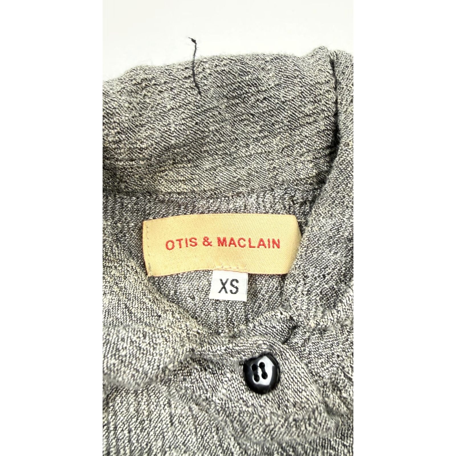 Vintage Otis & Maclain Dress Womens XS Gray Sleeveless Collared Button Front Pockets Casual Solid Size XS / US 0-2 / IT 36-38 - 4 Thumbnail