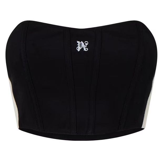 Palm Angels o1g2r1mq0325 Crop Top in Black Size S / US 4 / IT 40 - 1 Thumbnail