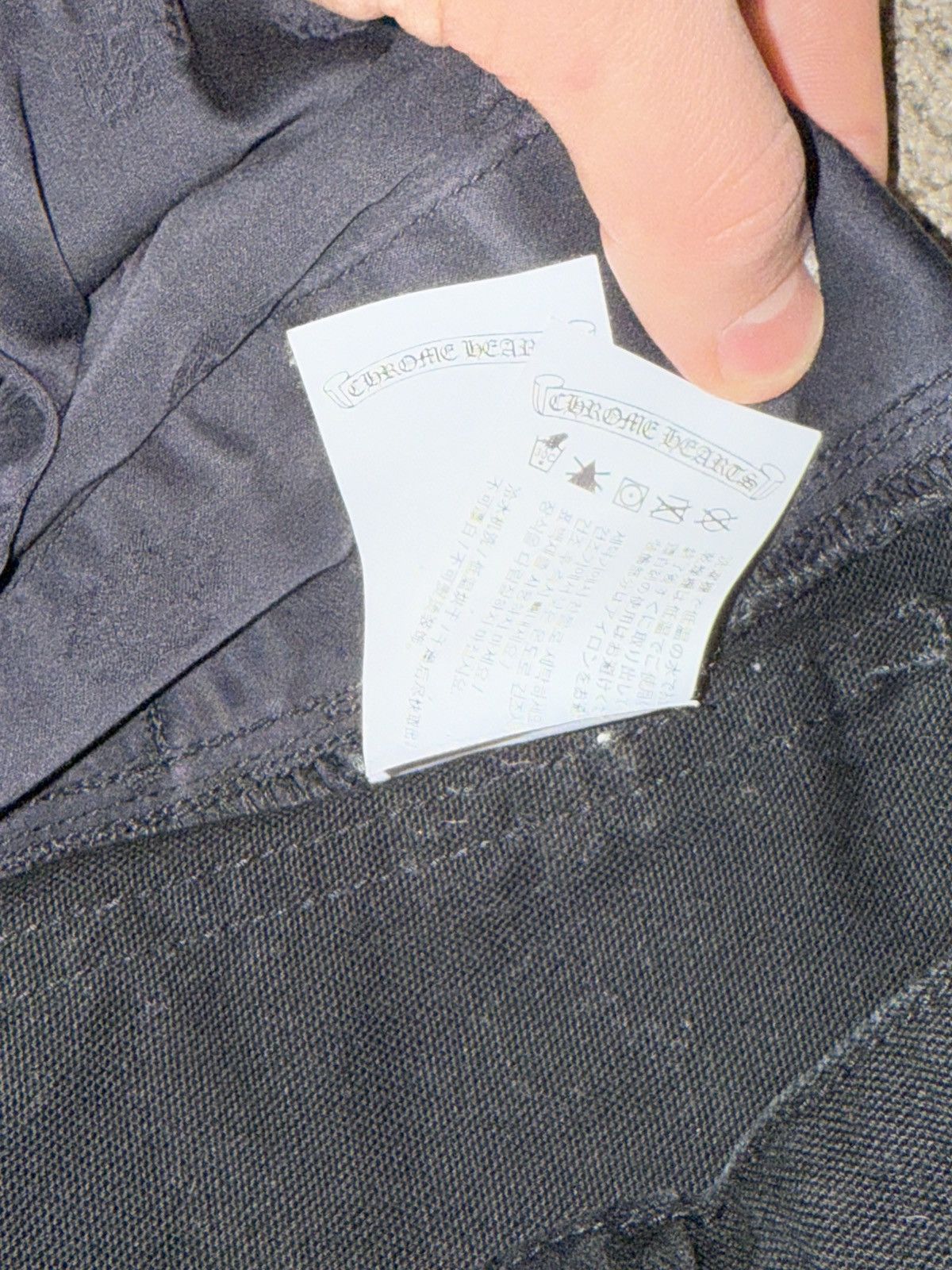 Chrome Hearts Chrome Hearts Black Denim Work Pant Size US 30 / EU 46 - 12 Thumbnail